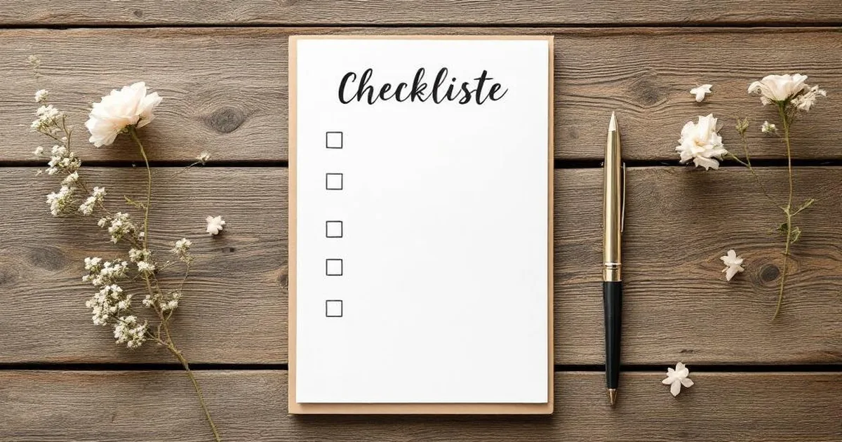 Checkliste zur Hochzeits-Wunschliste: So erstellen Sie die perfekte Liste für Ihre Gäste